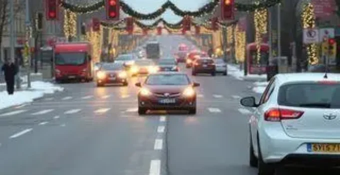 Mudanças temporárias no trânsito durante as festividades de Natal