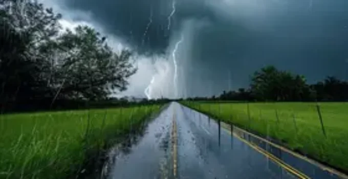 pancadas de chuva em Atibaia