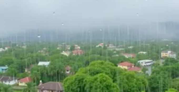 pancadas de chuva