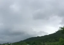céu muito nublado