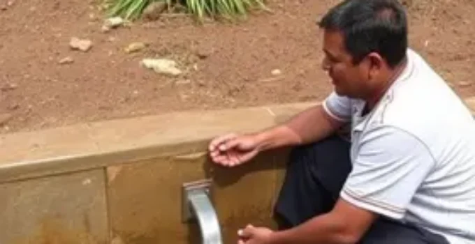 falta de água em Atibaia