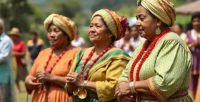 mulheres coordenam congadas