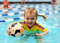 aulas de natação e futebol infantil