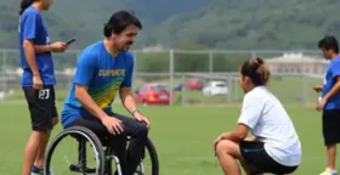 vivência com atletas paralímpicos