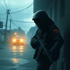 bandidos invadem casa
