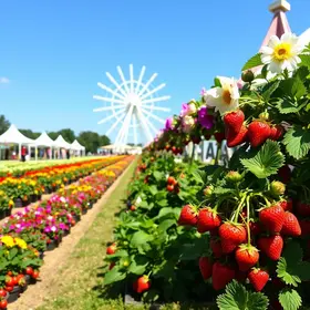 Festa de Flores e Morangos