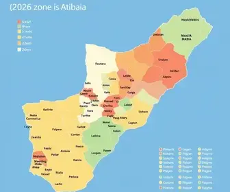 mapa da apuração das eleições 2026 em Atibaia